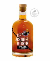 bouteille 70cl rhum arrangé Les Arrangés du Rhum Caramel Vanille BreiZ'île rhum arrangé Les Arrangés du Rhum Caramel Vanille BreiZ'île bouteille 70cl