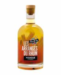 bouteille 70cl rhum arrangé Les Arrangés du Rhum Mangue Ananas BreiZ'île rhum arrangé Les Arrangés du Rhum Mangue Ananas BreiZ'île bouteille 70cl